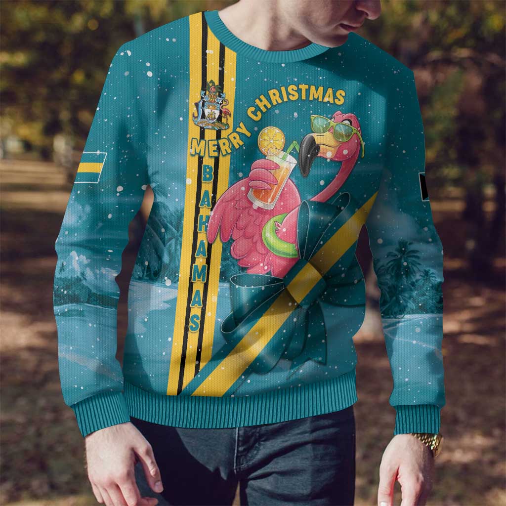 Bahamas Christmas Ugly Christmas Sweater Merry Mingo Tropical Vibes - Wonder Print Shop