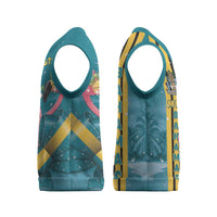 Bahamas Christmas Knitted V-Neck Vest Merry Mingo Tropical Vibes - Wonder Print Shop