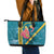 Bahamas Christmas Leather Tote Bag Merry Mingo Tropical Vibes - Wonder Print Shop