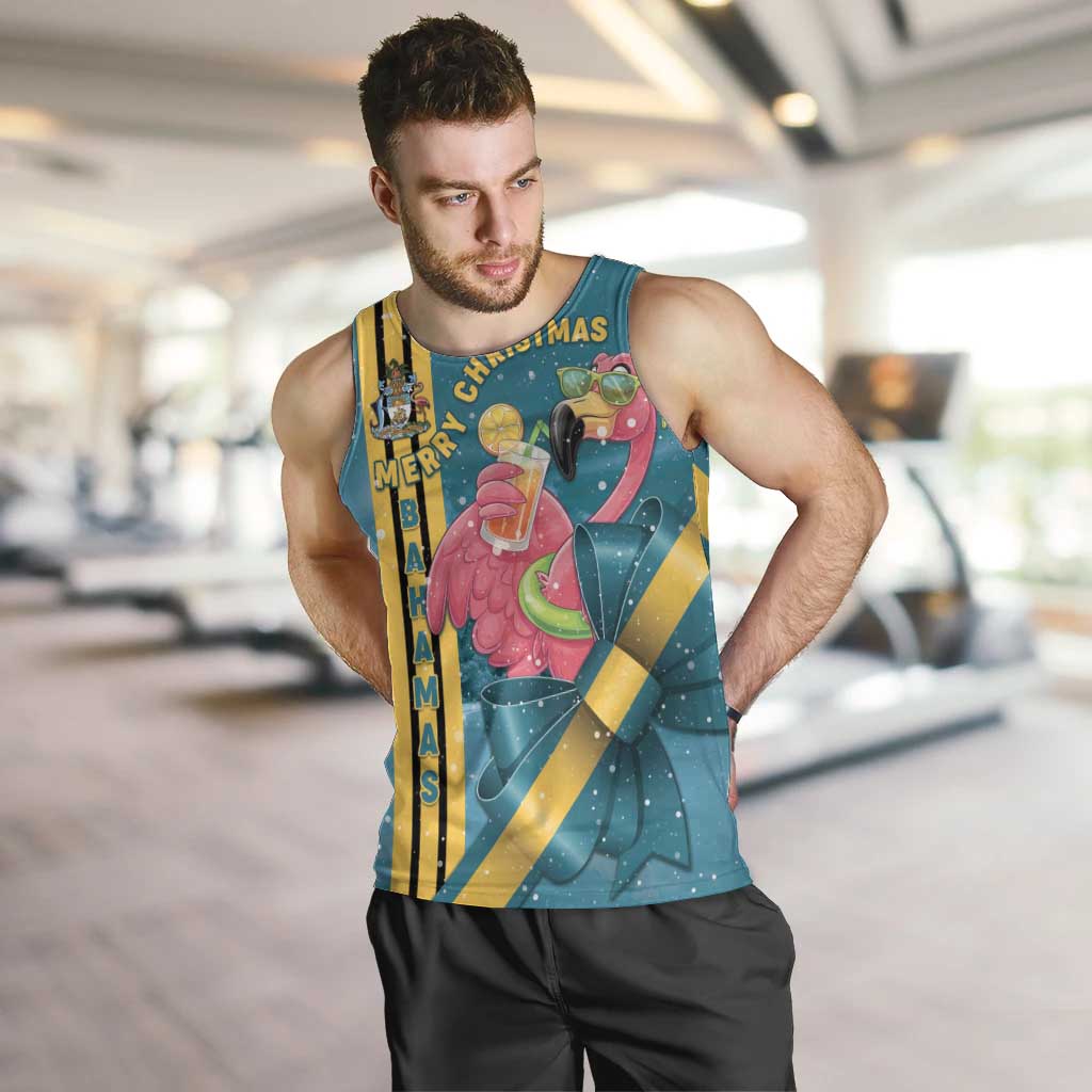 Bahamas Christmas Men Tank Top Merry Mingo Tropical Vibes - Wonder Print Shop