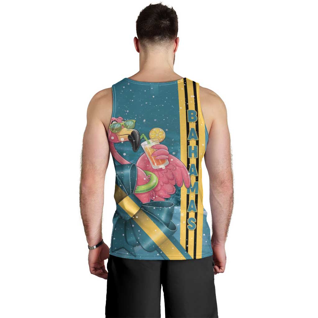Bahamas Christmas Men Tank Top Merry Mingo Tropical Vibes - Wonder Print Shop