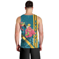 Bahamas Christmas Men Tank Top Merry Mingo Tropical Vibes - Wonder Print Shop