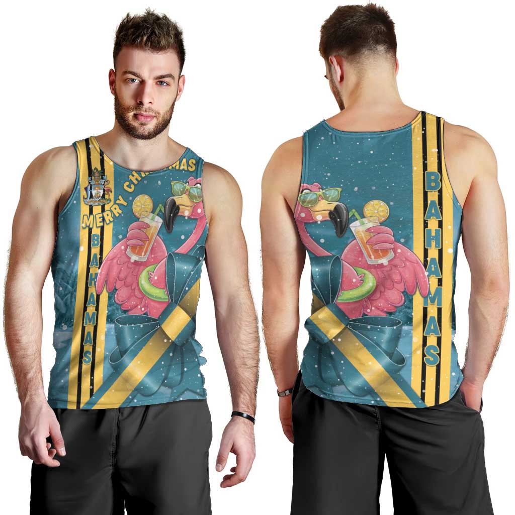 Bahamas Christmas Men Tank Top Merry Mingo Tropical Vibes - Wonder Print Shop