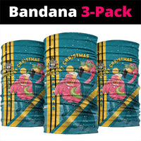 Bahamas Christmas Neck Gaiter Merry Mingo Tropical Vibes - Wonder Print Shop