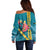 Bahamas Christmas Off Shoulder Sweater Merry Mingo Tropical Vibes - Wonder Print Shop