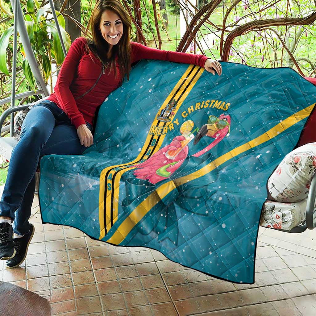 Bahamas Christmas Quilt Merry Mingo Tropical Vibes - Wonder Print Shop