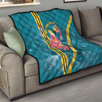 Bahamas Christmas Quilt Merry Mingo Tropical Vibes - Wonder Print Shop