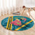Bahamas Christmas Round Carpet Merry Mingo Tropical Vibes - Wonder Print Shop