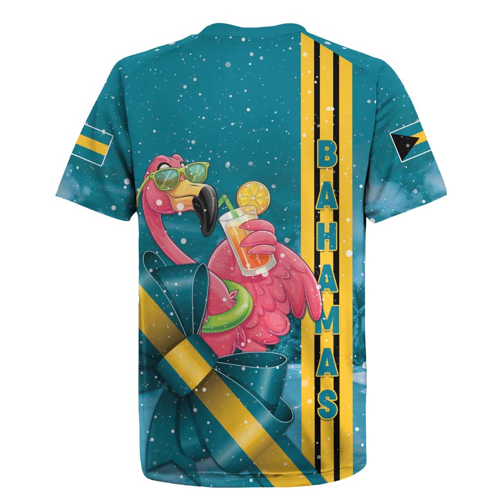 Bahamas Christmas Rugby Jersey Merry Mingo Tropical Vibes - Wonder Print Shop