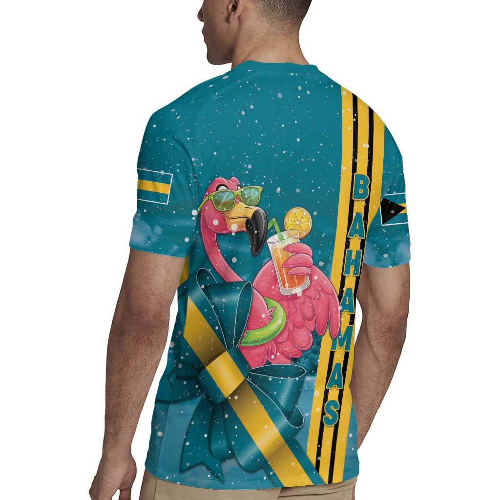 Bahamas Christmas Rugby Jersey Merry Mingo Tropical Vibes - Wonder Print Shop