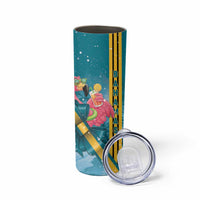 Bahamas Christmas Skinny Tumbler Merry Mingo Tropical Vibes - Wonder Print Shop