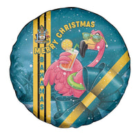 Bahamas Christmas Spare Tire Cover Merry Mingo Tropical Vibes - Wonder Print Shop