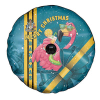 Bahamas Christmas Spare Tire Cover Merry Mingo Tropical Vibes - Wonder Print Shop