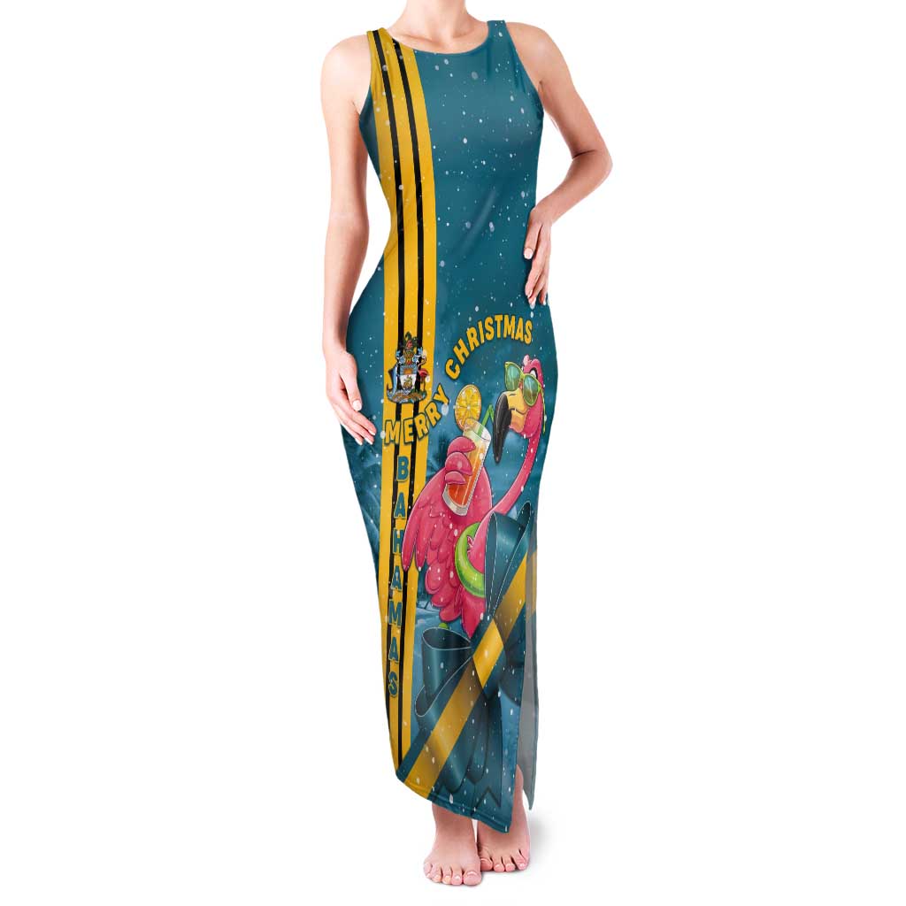 Bahamas Christmas Tank Maxi Dress Merry Mingo Tropical Vibes - Wonder Print Shop