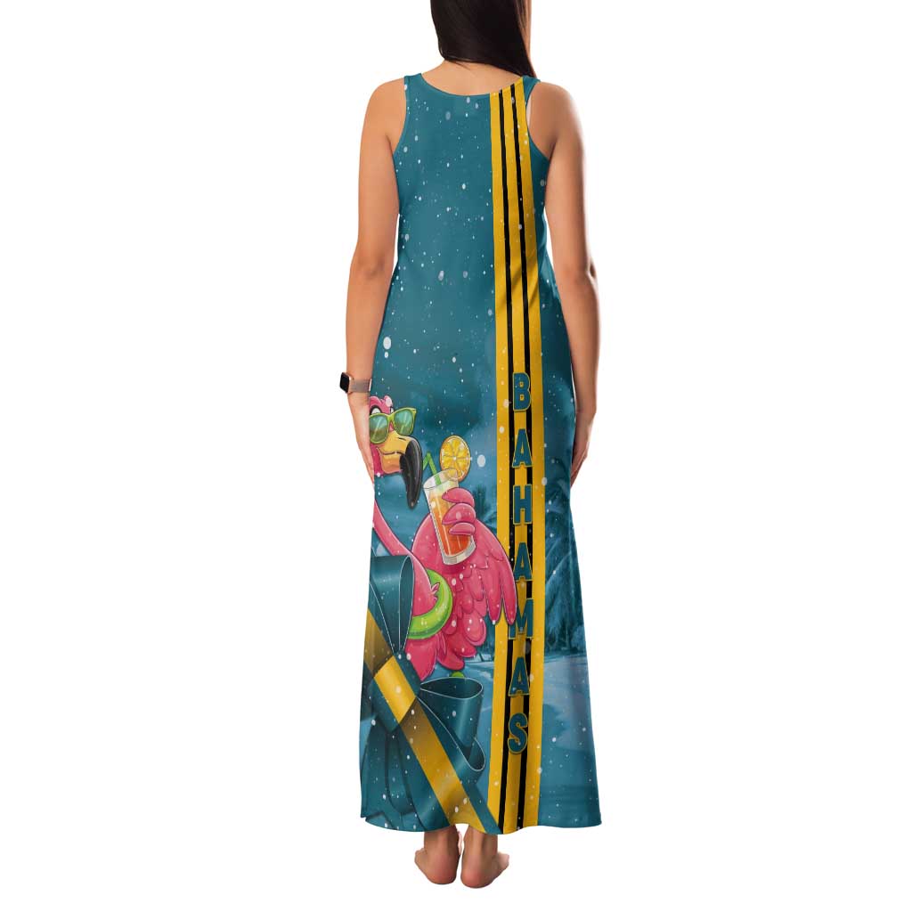 Bahamas Christmas Tank Maxi Dress Merry Mingo Tropical Vibes - Wonder Print Shop