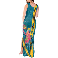 Bahamas Christmas Tank Maxi Dress Merry Mingo Tropical Vibes - Wonder Print Shop