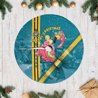 Bahamas Christmas Tree Skirt Merry Mingo Tropical Vibes - Wonder Print Shop