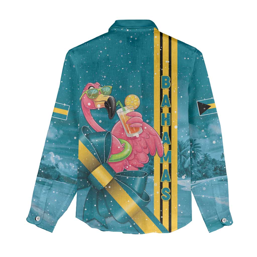 Bahamas Christmas Women Casual Shirt Merry Mingo Tropical Vibes - Wonder Print Shop