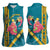 Bahamas Christmas Women Sleeveless Polo Shirt Merry Mingo Tropical Vibes - Wonder Print Shop