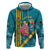 Bahamas Christmas Zip Hoodie Merry Mingo Tropical Vibes - Wonder Print Shop