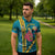 Bahamas Christmas Zipper Polo Shirt Merry Mingo Tropical Vibes - Wonder Print Shop