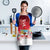Bermuda Christmas Apron Coquette Bow Xmas Vibe - Wonder Print Shop