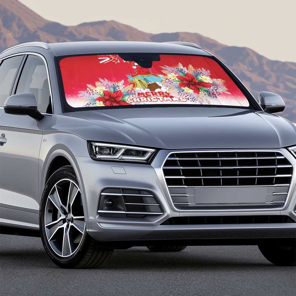 Bermuda Christmas Auto Sun Shade Coquette Bow Xmas Vibe - Wonder Print Shop