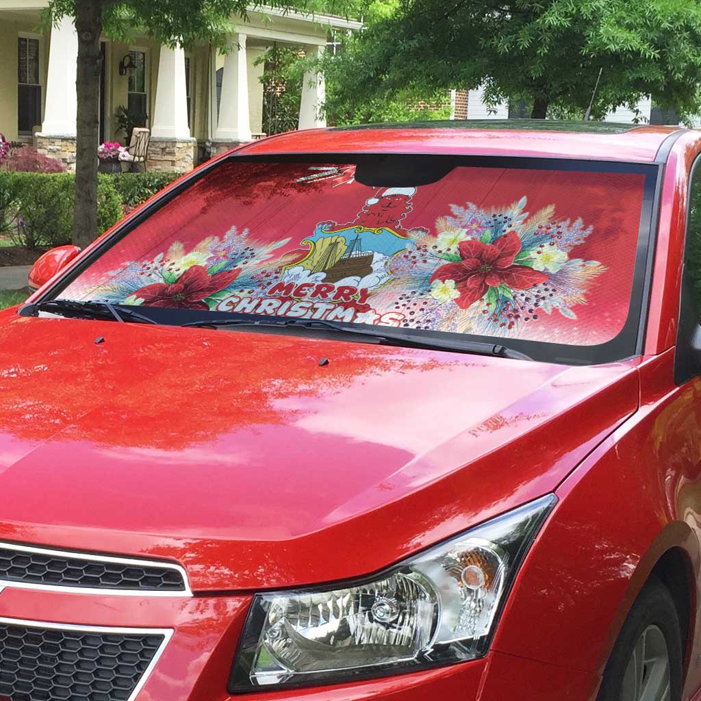 Bermuda Christmas Auto Sun Shade Coquette Bow Xmas Vibe - Wonder Print Shop