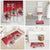 Bermuda Christmas Bathroom Set Coquette Bow Xmas Vibe - Wonder Print Shop