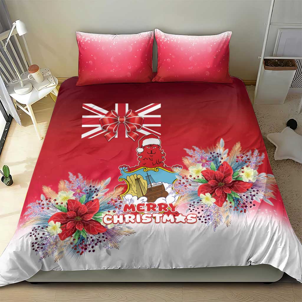 Bermuda Christmas Bedding Set Coquette Bow Xmas Vibe - Wonder Print Shop