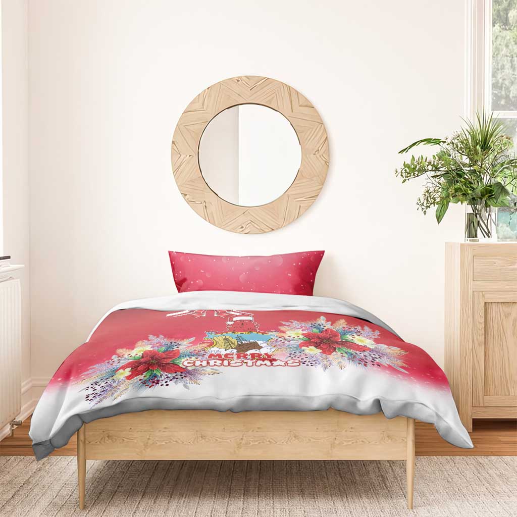 Bermuda Christmas Bedding Set Coquette Bow Xmas Vibe - Wonder Print Shop