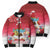 Bermuda Christmas Bomber Puffer Jacket Coquette Bow Xmas Vibe - Wonder Print Shop