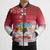 Bermuda Christmas Bomber Puffer Jacket Coquette Bow Xmas Vibe - Wonder Print Shop