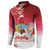 Bermuda Christmas Button Sweatshirt Coquette Bow Xmas Vibe - Wonder Print Shop