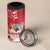 Bermuda Christmas 4 in 1 Can Cooler Tumbler Coquette Bow Xmas Vibe - Wonder Print Shop