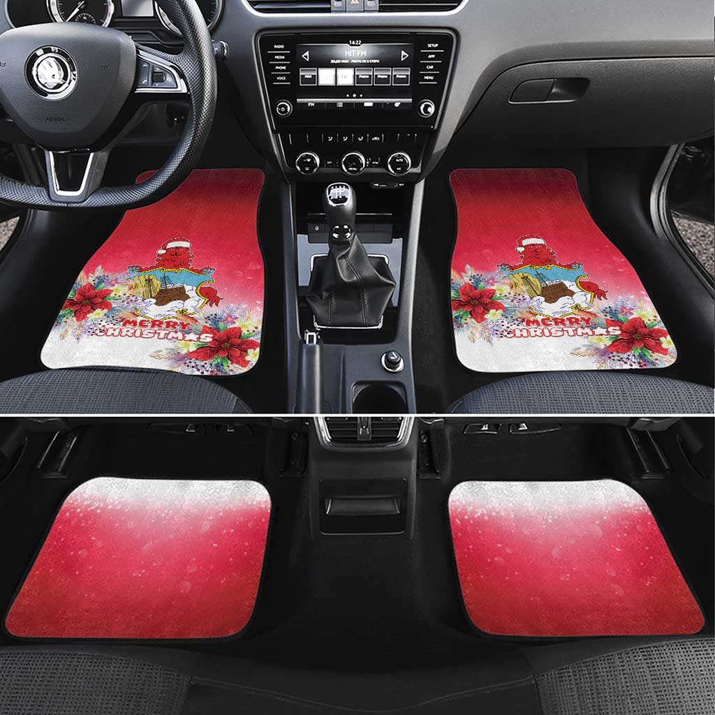 Bermuda Christmas Car Mats Coquette Bow Xmas Vibe - Wonder Print Shop