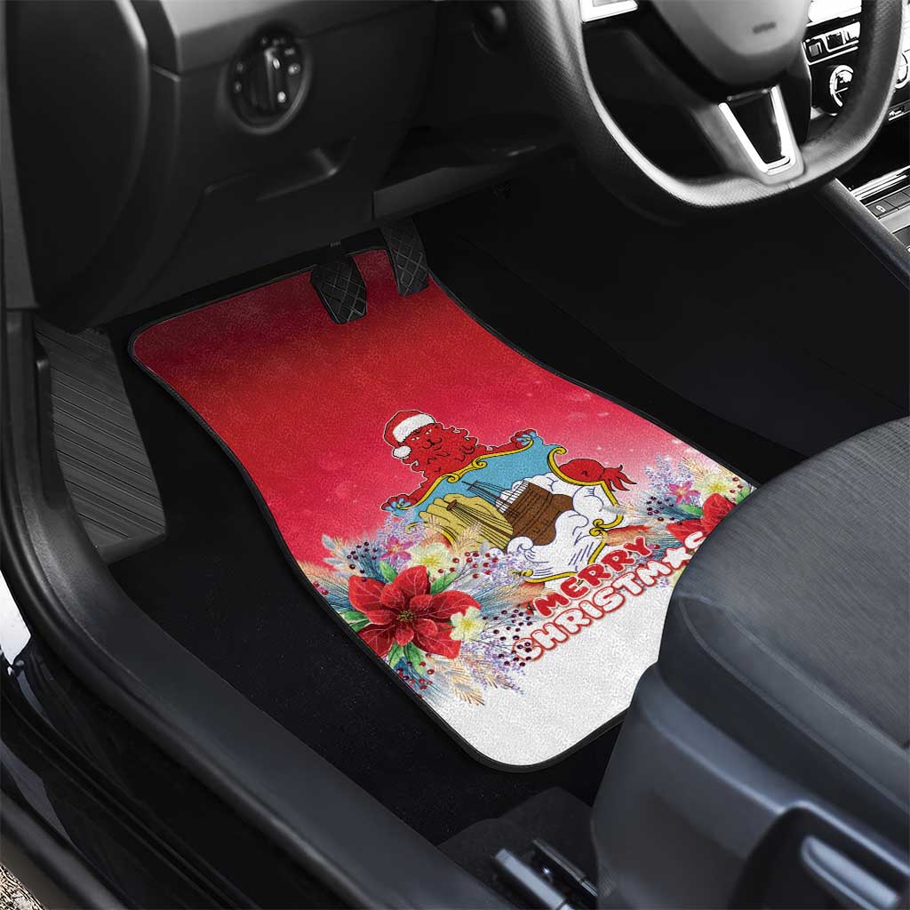 Bermuda Christmas Car Mats Coquette Bow Xmas Vibe - Wonder Print Shop