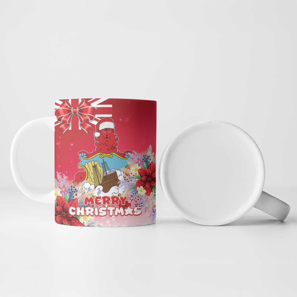 Bermuda Christmas Ceramic Mug Coquette Bow Xmas Vibe - Wonder Print Shop
