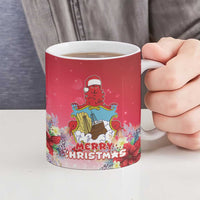 Bermuda Christmas Ceramic Mug Coquette Bow Xmas Vibe - Wonder Print Shop