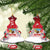 Bermuda Christmas Ceramic Ornament Coquette Bow Xmas Vibe - Wonder Print Shop