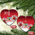 Bermuda Christmas Ceramic Ornament Coquette Bow Xmas Vibe - Wonder Print Shop