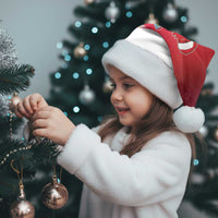 Bermuda Christmas Santa Hat Coquette Bow Xmas Vibe - Wonder Print Shop