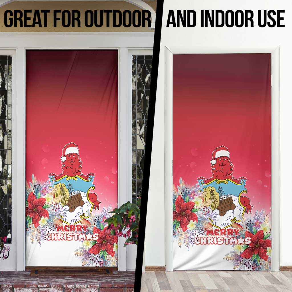Bermuda Christmas Door Cover Coquette Bow Xmas Vibe - Wonder Print Shop