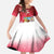 Bermuda Christmas Family Matching Mermaid Dress and Hawaiian Shirt Coquette Bow Xmas Vibe - Wonder Print Shop