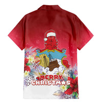 Bermuda Christmas Family Matching Mermaid Dress and Hawaiian Shirt Coquette Bow Xmas Vibe - Wonder Print Shop