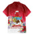 Bermuda Christmas Family Matching Mermaid Dress and Hawaiian Shirt Coquette Bow Xmas Vibe - Wonder Print Shop