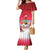 Bermuda Christmas Family Matching Mermaid Dress and Hawaiian Shirt Coquette Bow Xmas Vibe - Wonder Print Shop