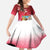 Bermuda Christmas Family Matching Puletasi and Hawaiian Shirt Coquette Bow Xmas Vibe - Wonder Print Shop