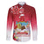 Bermuda Christmas Family Matching Puletasi and Hawaiian Shirt Coquette Bow Xmas Vibe - Wonder Print Shop