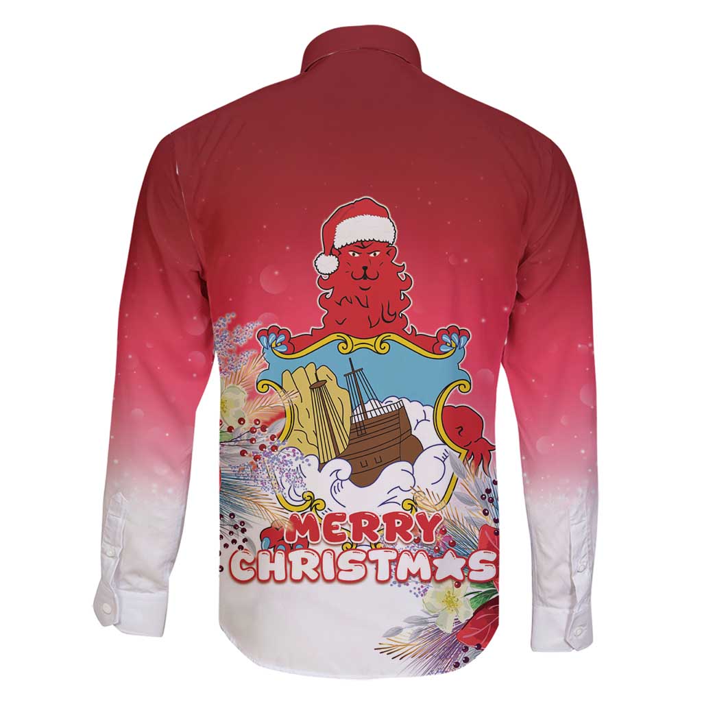 Bermuda Christmas Family Matching Puletasi and Hawaiian Shirt Coquette Bow Xmas Vibe - Wonder Print Shop